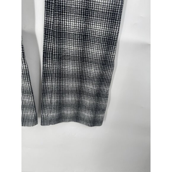 Maeve Anthropologie Plaid Flare Pull On Pants Women XS Grey Retro Y2K Western - Picture 7 of 9